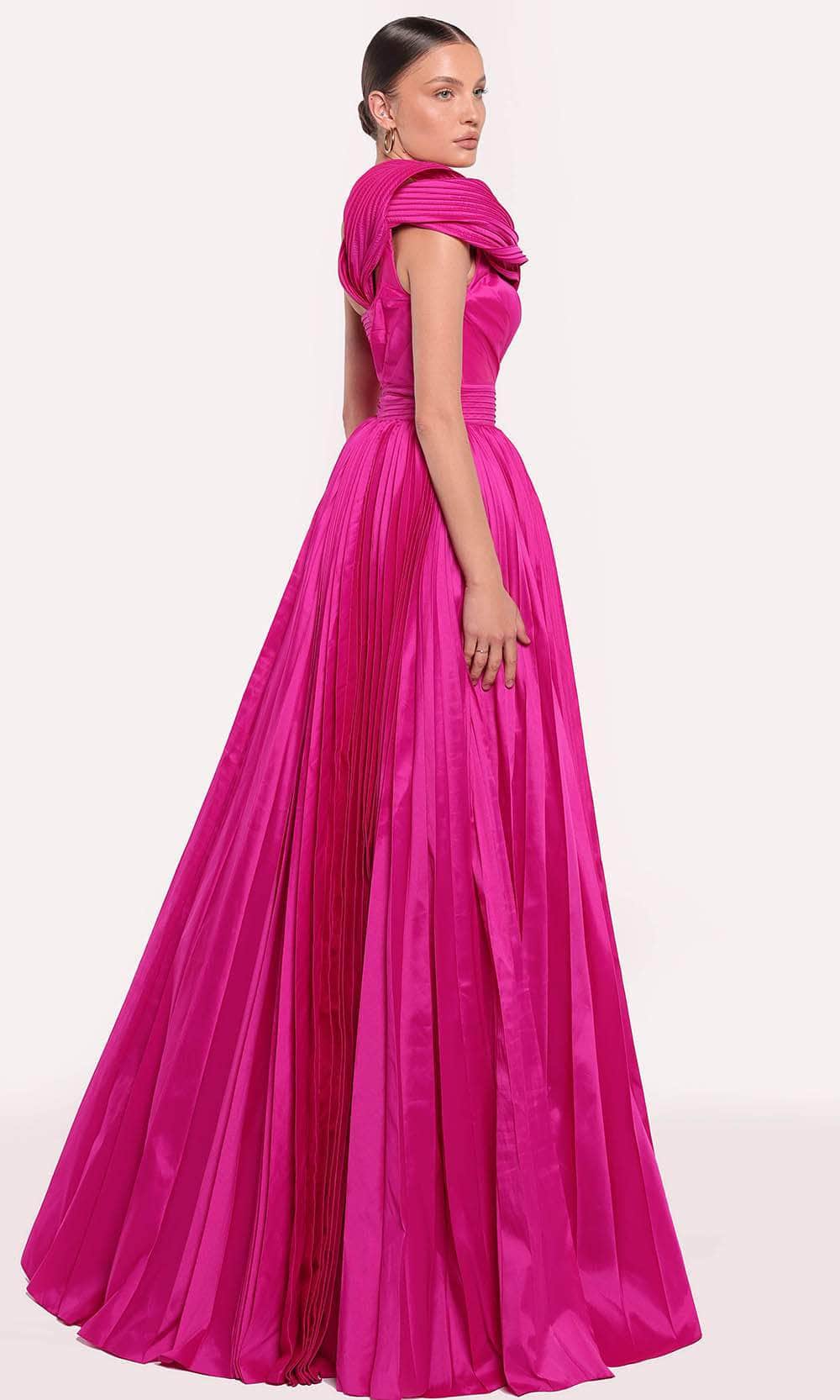 Tarik Ediz 98714 - Twist Taffeta Evening Gown - Image 4