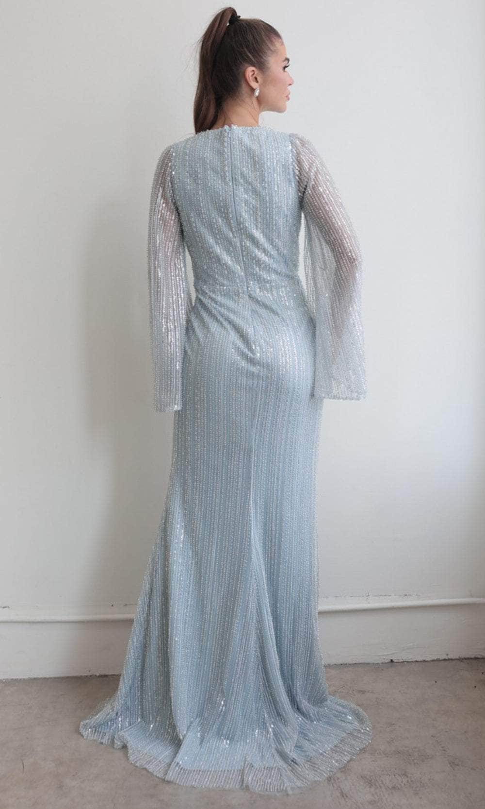 Terani 242M3360 - Long Sleeve Sequin Dress Clearance Sale - Image 10