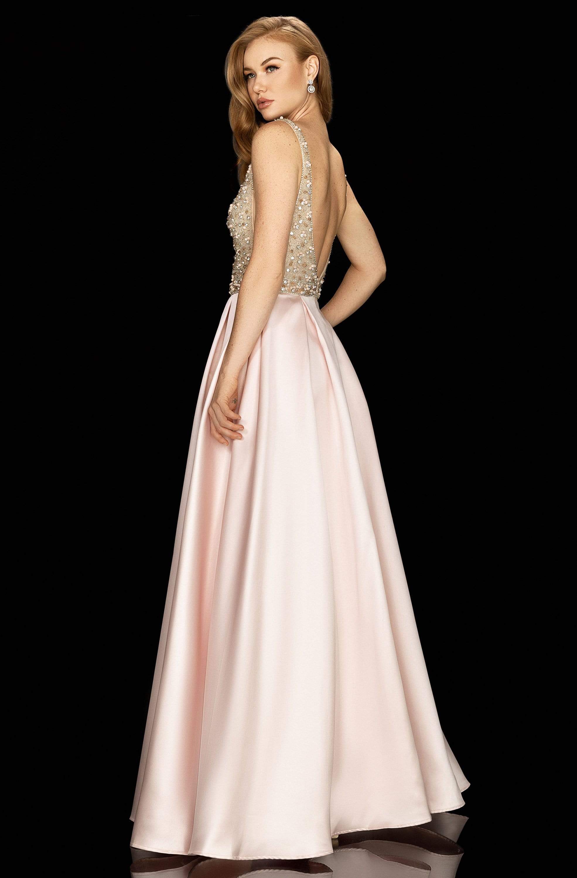 Terani Couture 2011P1094 - Embellished A-line Gown - Image 4