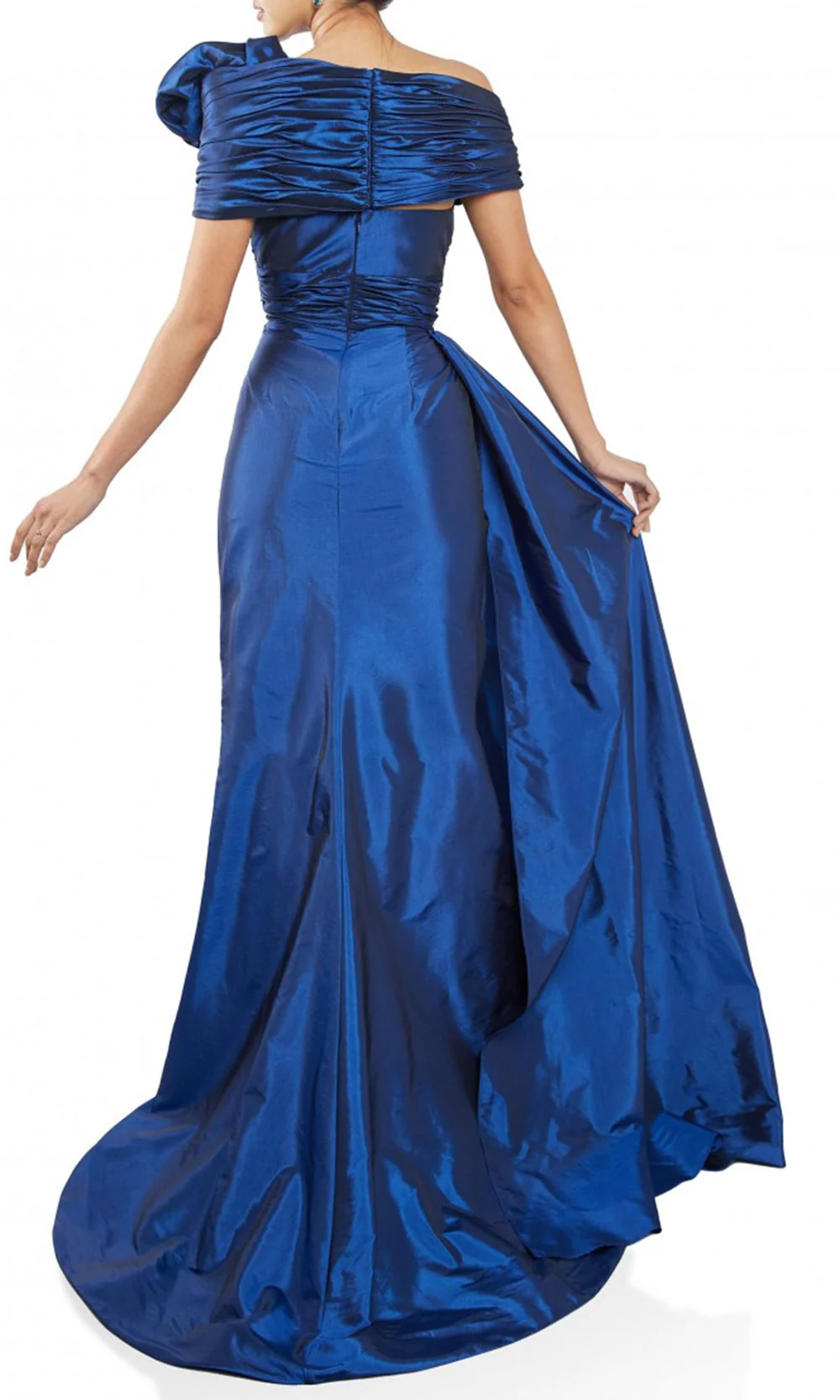 Terani Couture 242M3371 - Off-Shoulder Ruched Evening Gown - Image 6