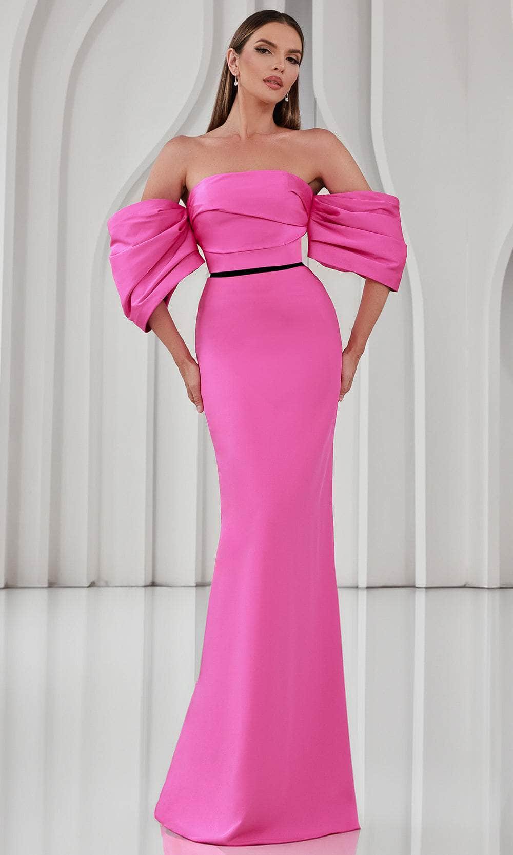 Terani Couture 251E4204 - Back Slit Sheath Evening Gown - Image 7