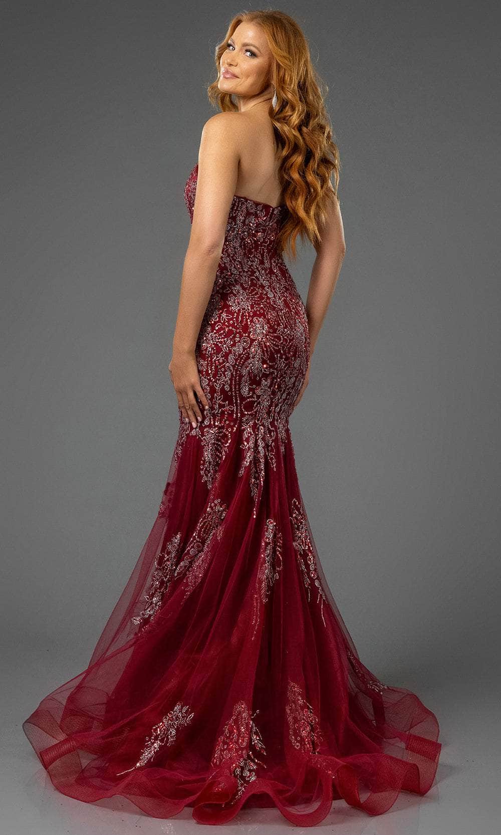 Terani Couture 251P4641 - Beaded Trumpet Prom Gown - Image 6