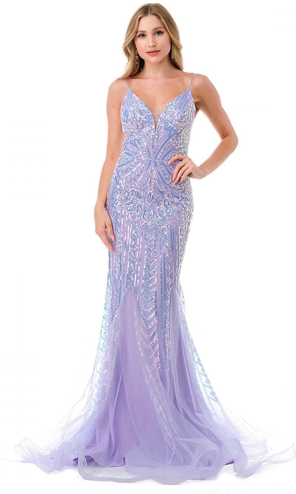 Trevi Collection L2816J - Fitted Bodice Embellished Gown - Image 5