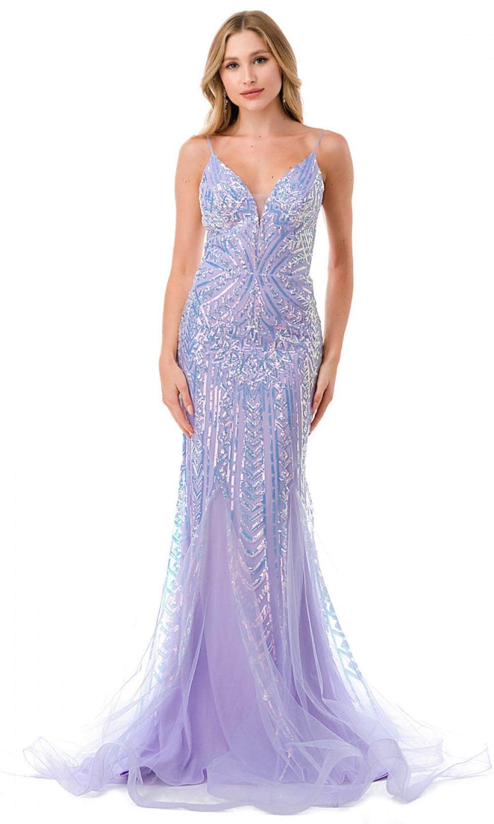 Trevi Collection L2816J - Fitted Bodice Embellished Gown - Image 8