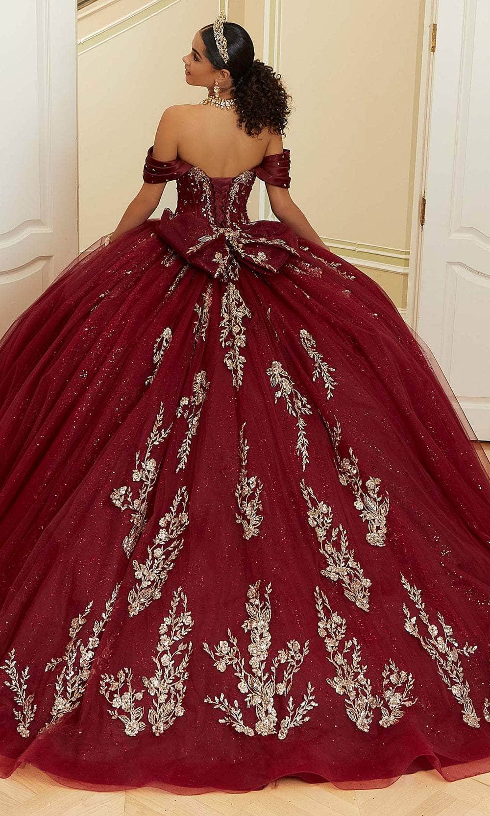 Vizcaya by Mori Lee 89481 - Jewel Accent Quinceanera Ballgown - Image 7
