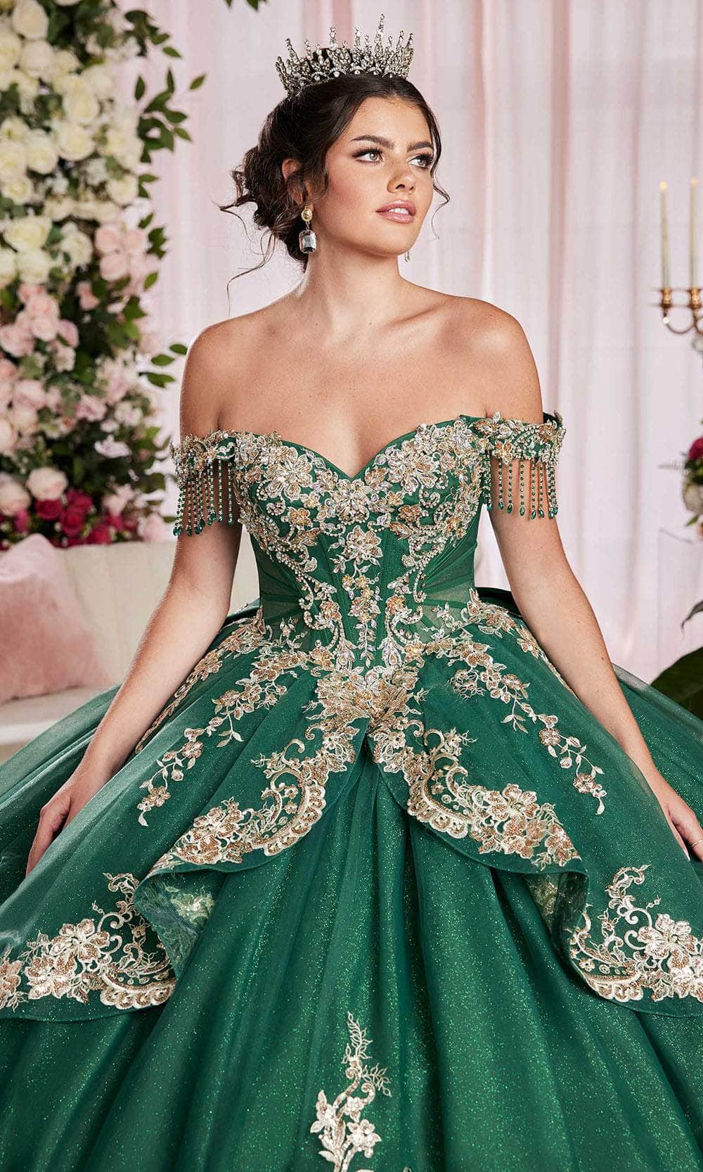 Vizcaya by Mori Lee 89521 - Applique Ornate Quinceanera Gown - Image 3